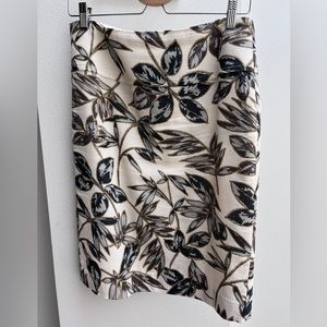 J.crew pattered skirt